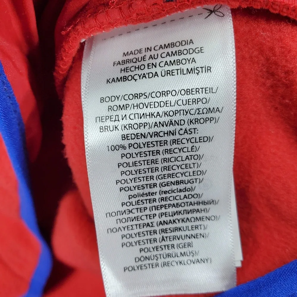 Polo Ralph Lauren Performance Pullover Mens Size M Red‎ 1/4 Button Snap Fleece